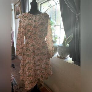 J Crew size 3X flower dress - cotton